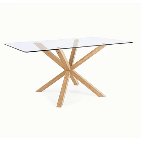 Mesa Ohmioh Rectangular de Vidrio - (140x80cm, 160x80cm)