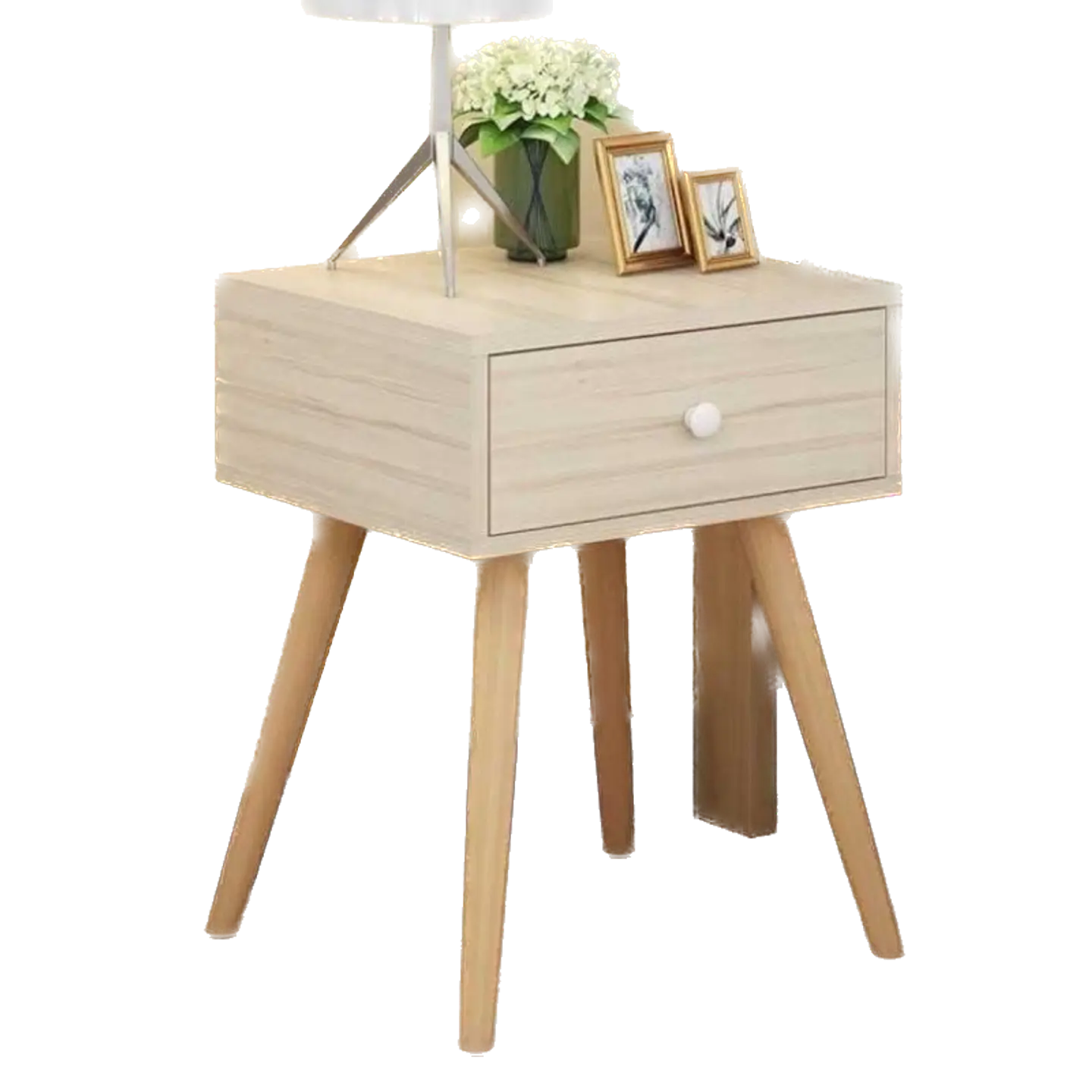 Velador Eames Madera Clara 1