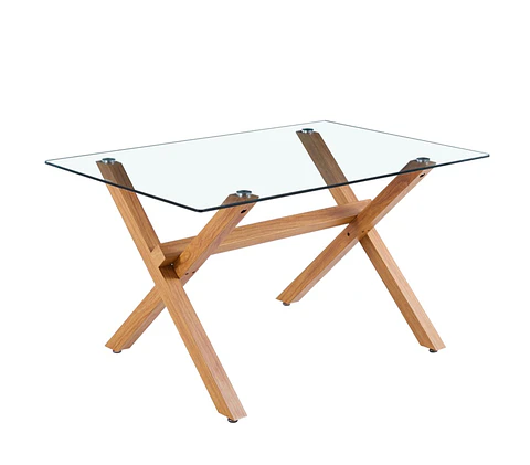 Mesa Xtable Rectangular de Vidrio - (120x80cm, 130x80cm, 140x90cm)