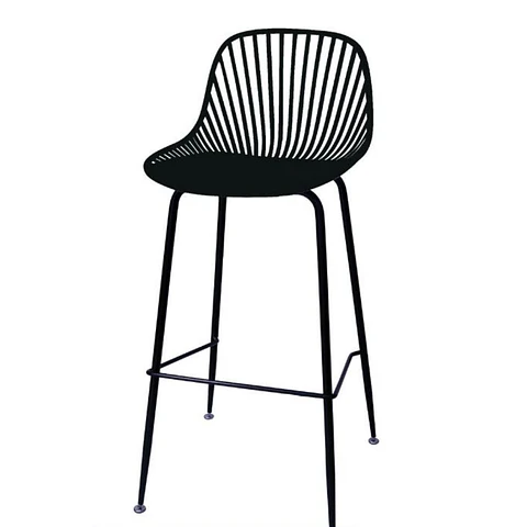 Taburete Tropea Negro 77cm 