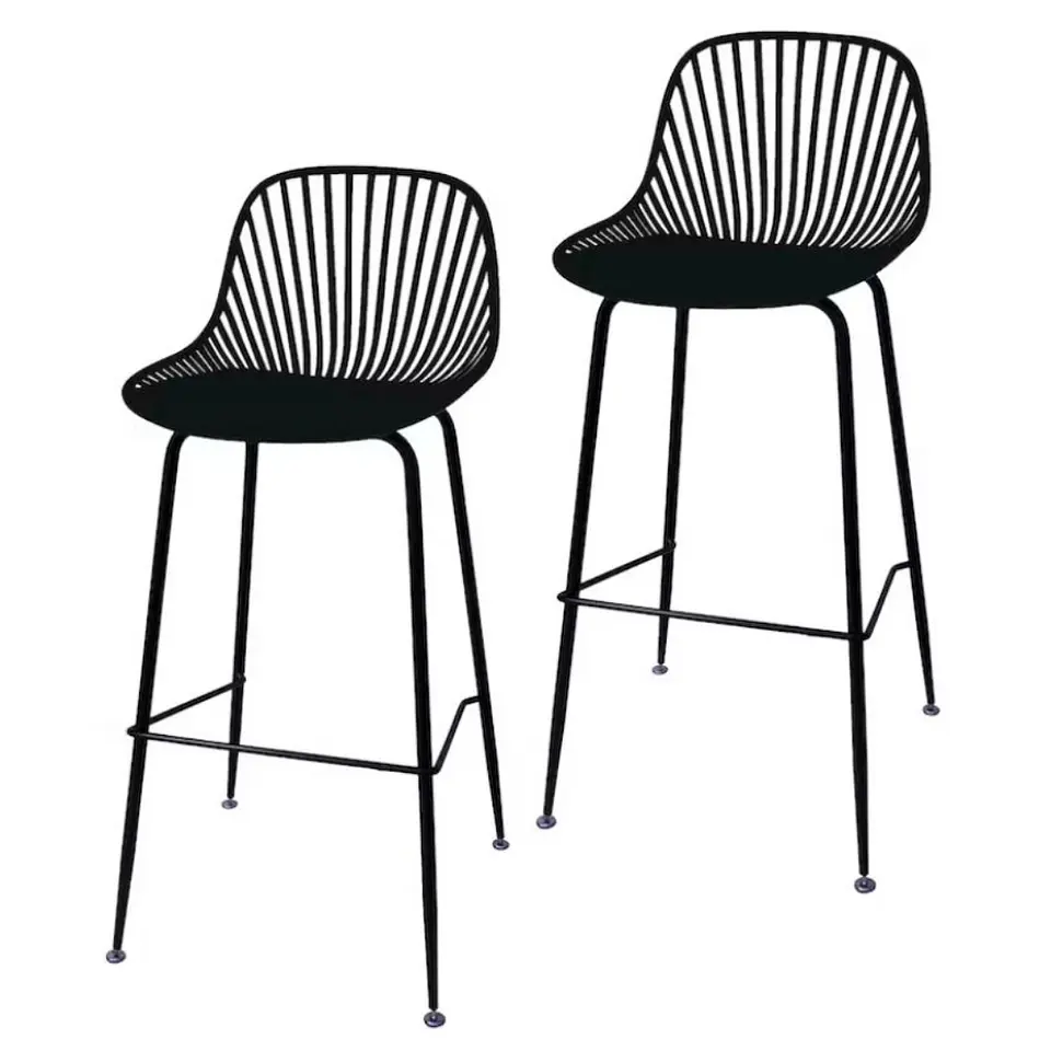 Taburete Tropea Negro 77cm  3