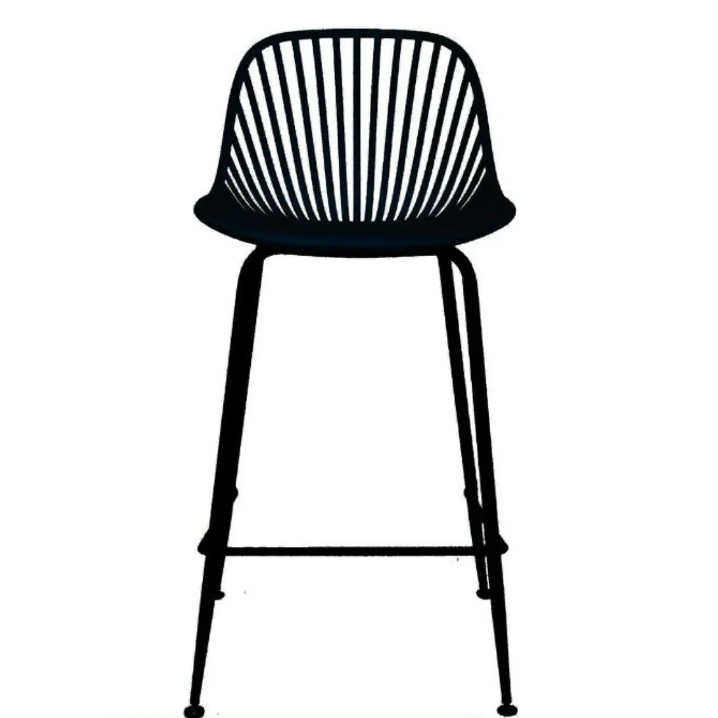Pack 4 Taburetes Tropea Negro 77cm  3