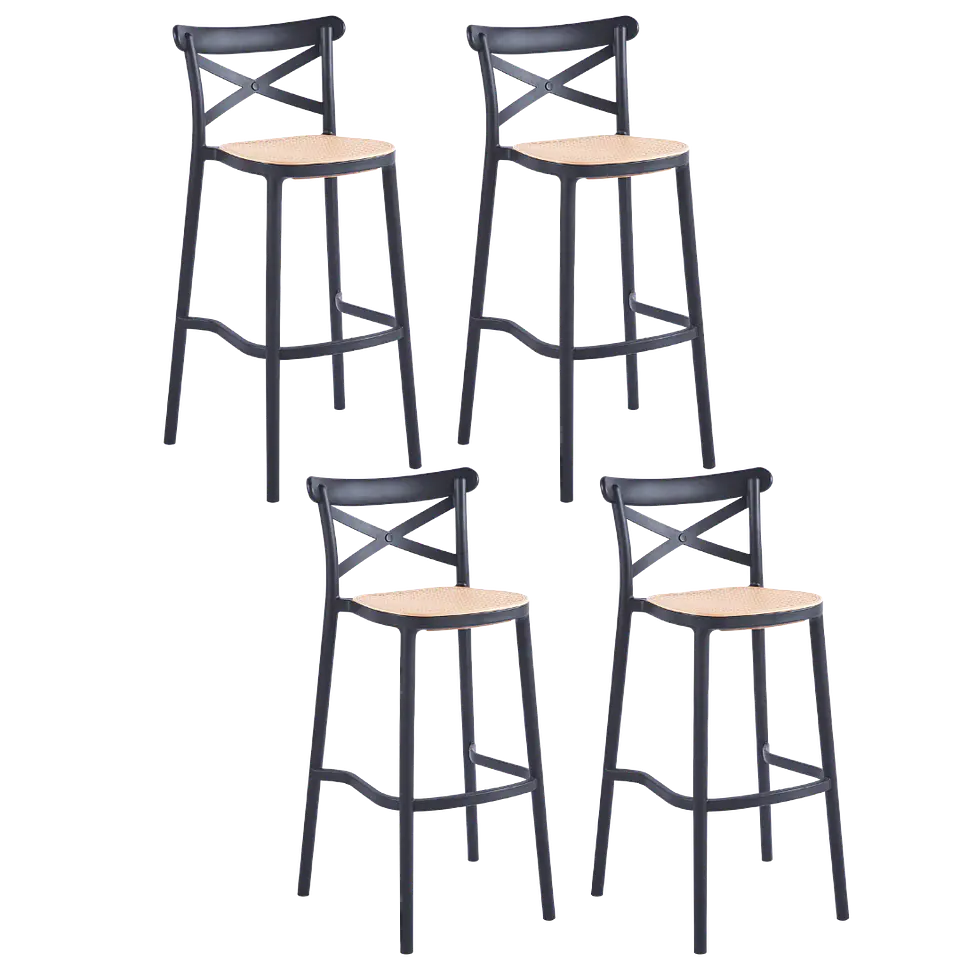 Pack 4 Taburetes Crossback Top 76cm  1