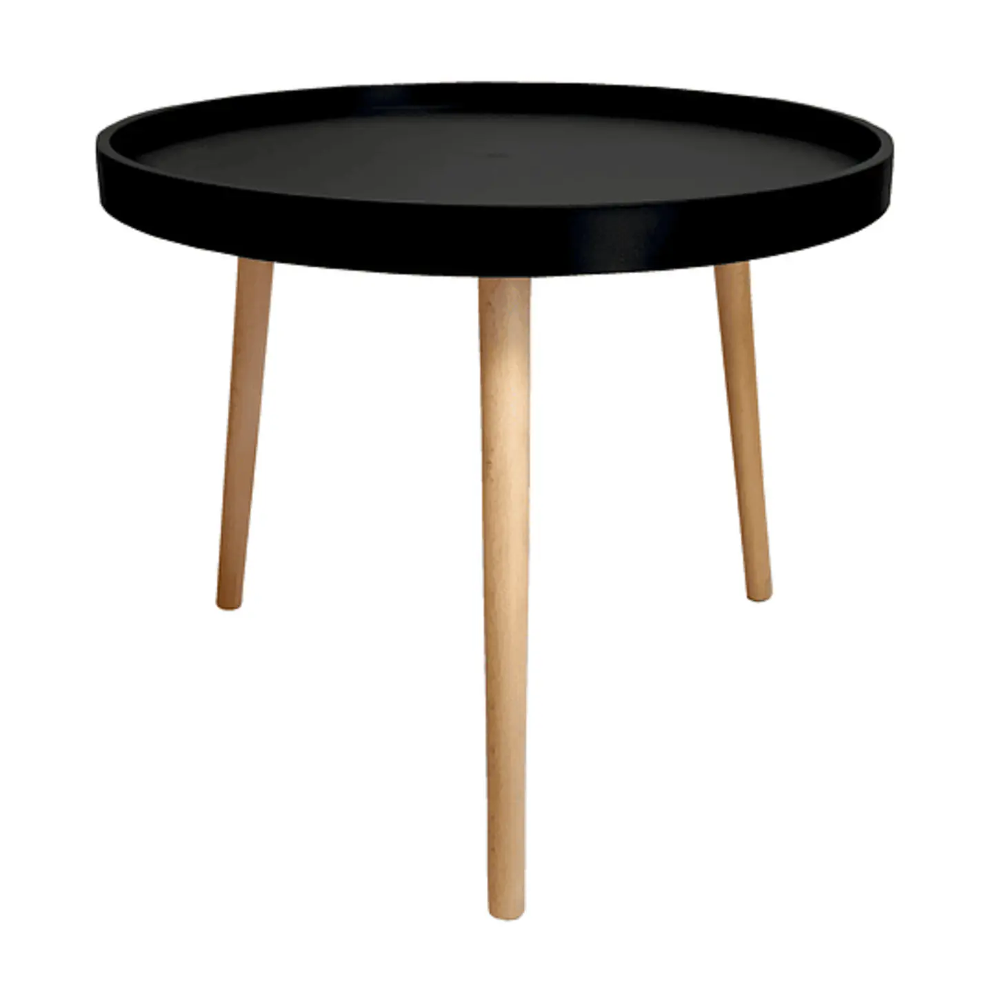 Mesa Lateral Cup Negro 45cm  1