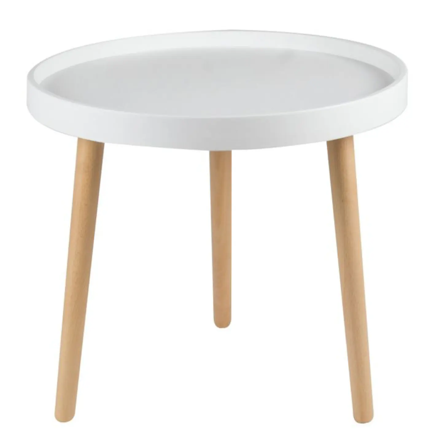 Mesa Lateral Cup Blanco 45cm  1