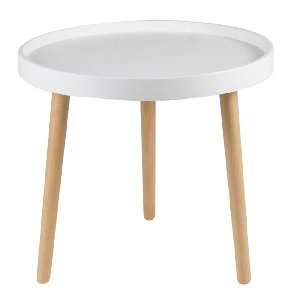 Mesa Lateral Cup Blanco 45cm  1