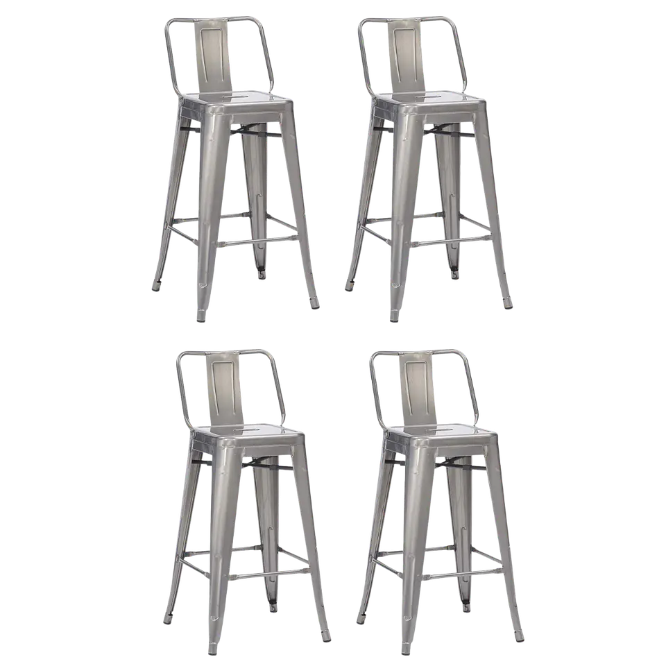 Pack de 4 Taburetes Tolix 65cm 10