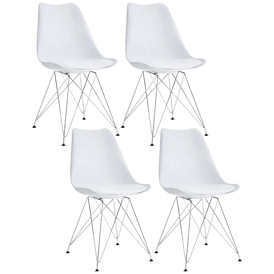Pack 4 Sillas Tulip Iron  2