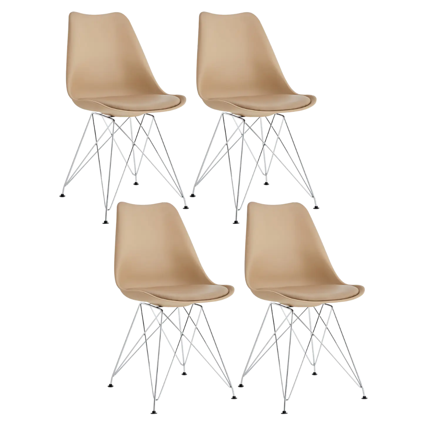 Pack 4 Sillas Tulip Iron  4