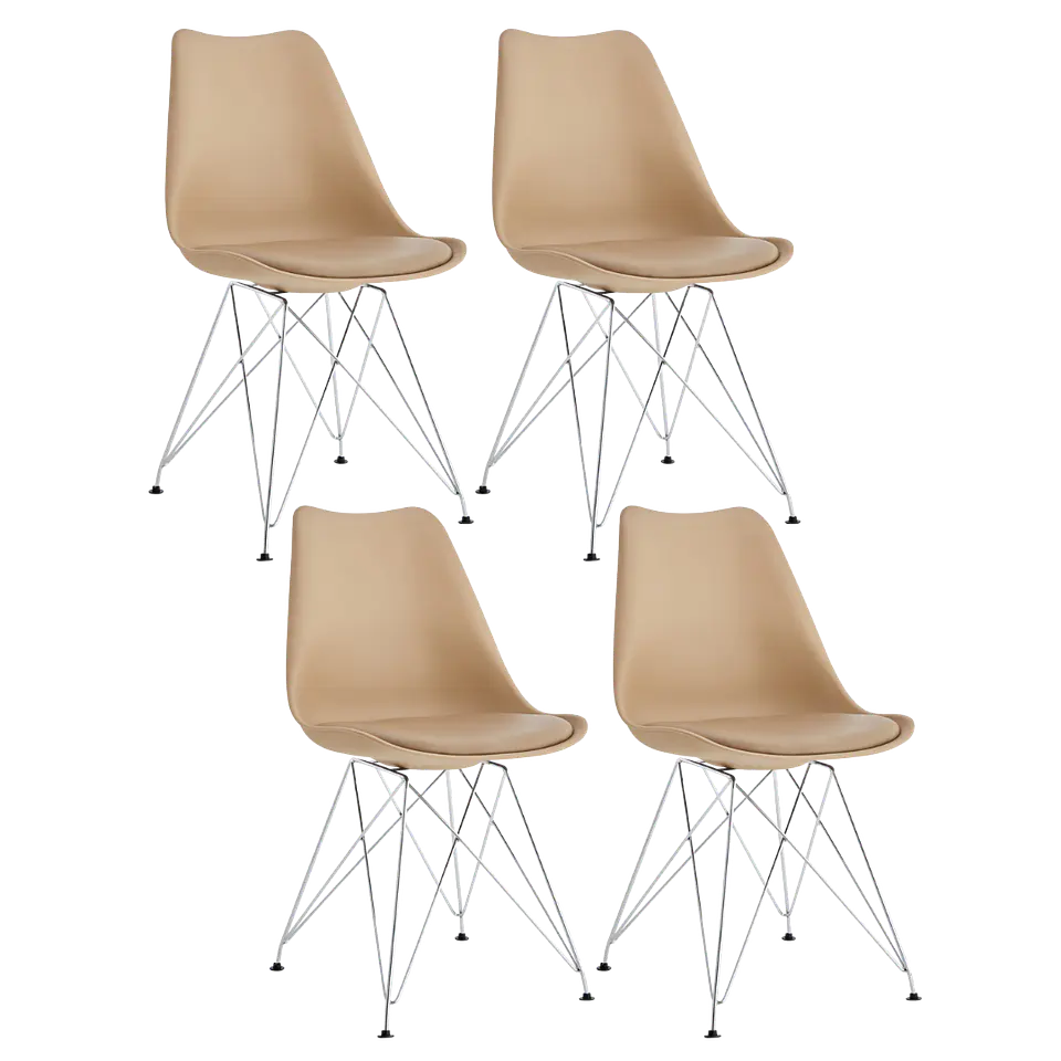 Pack 4 Sillas Tulip Iron  4
