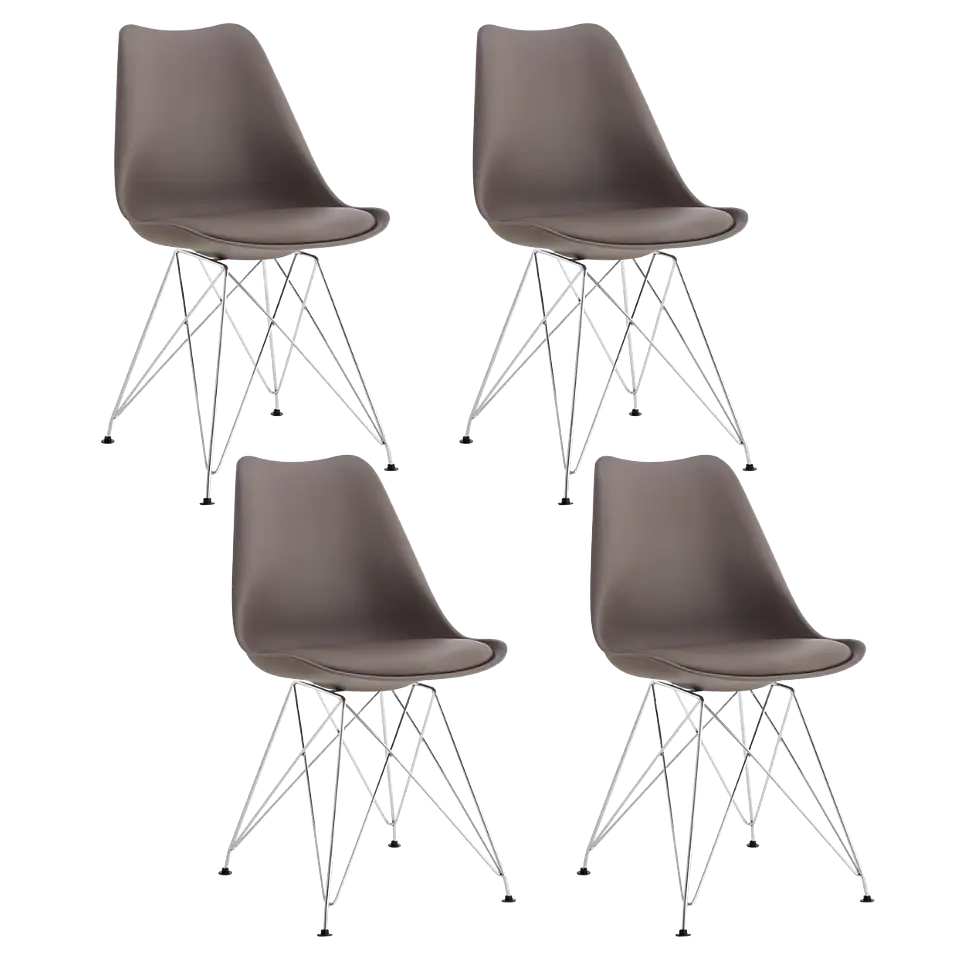 Pack 4 Sillas Tulip Iron  3