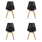 Pack de 4 Sillas Eames Oak Acolchadas  - Miniatura 1