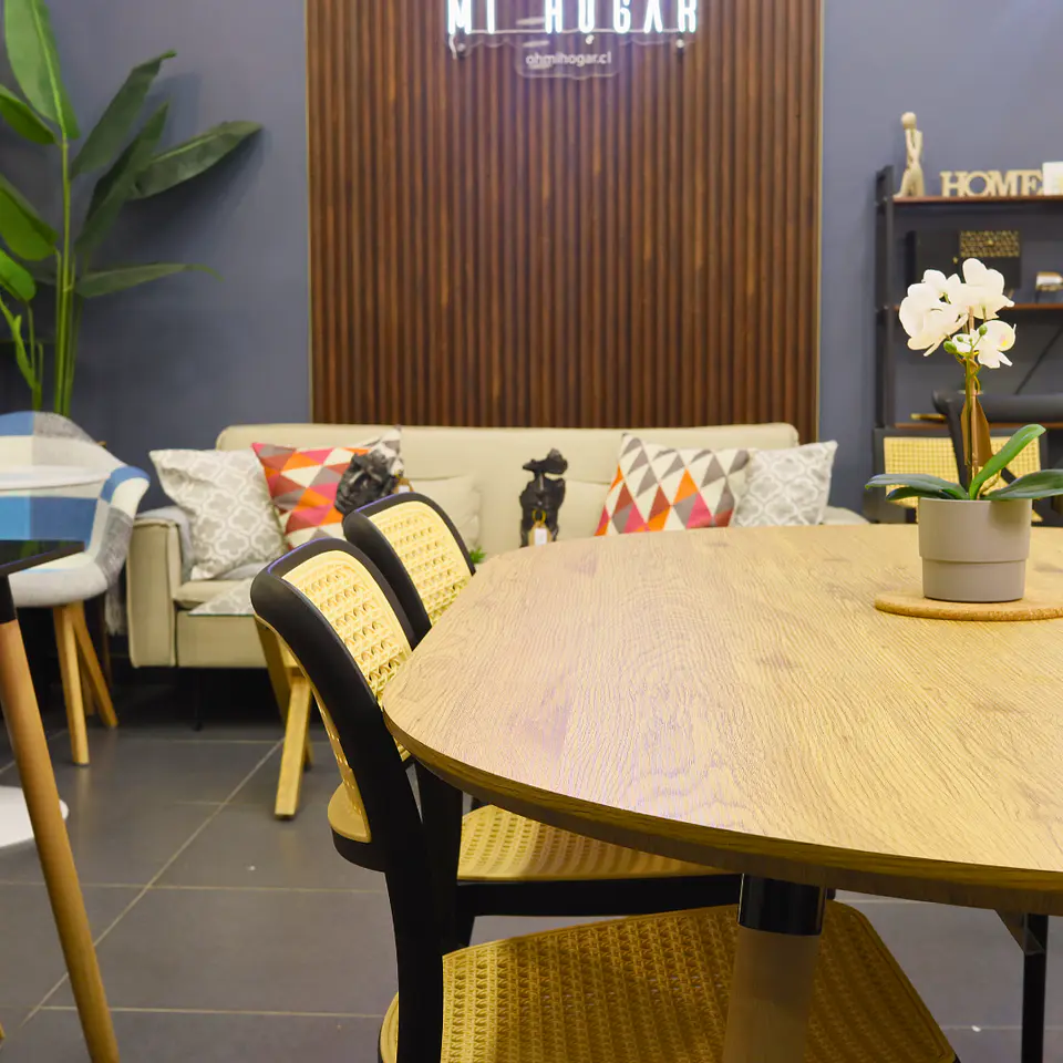 Comedor Wood Extensible + 4 Sillas Aia 3