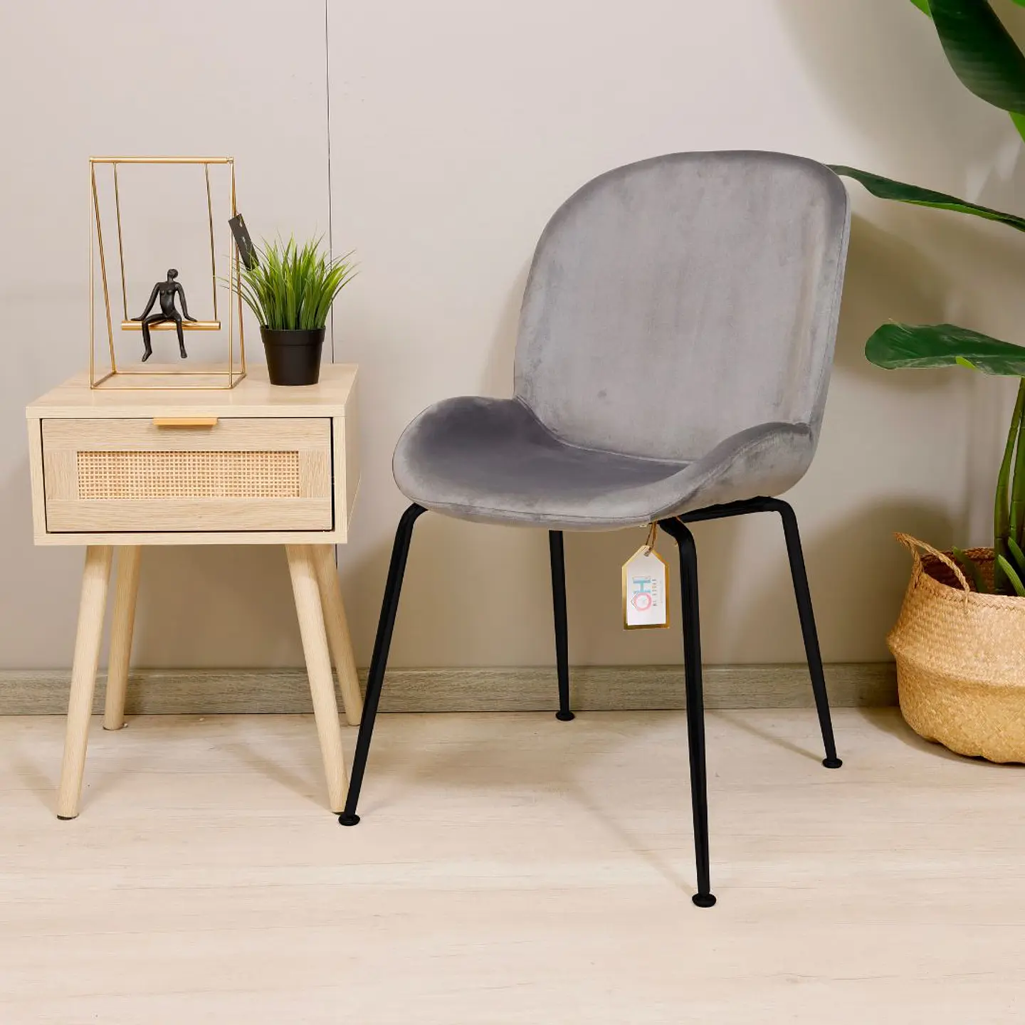Pack de 2 Sillas Berta Velvet PN 4