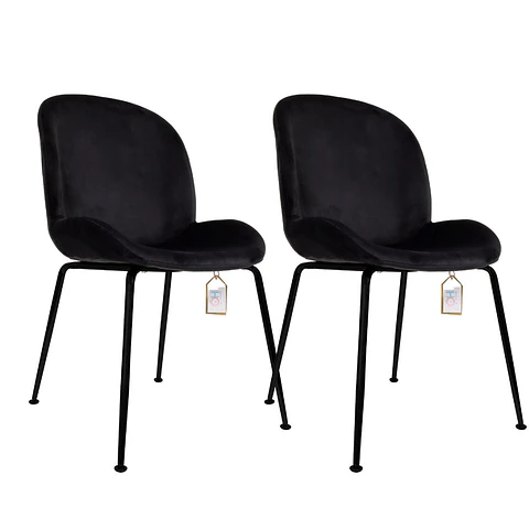 Pack de 2 Sillas Berta Velvet PN