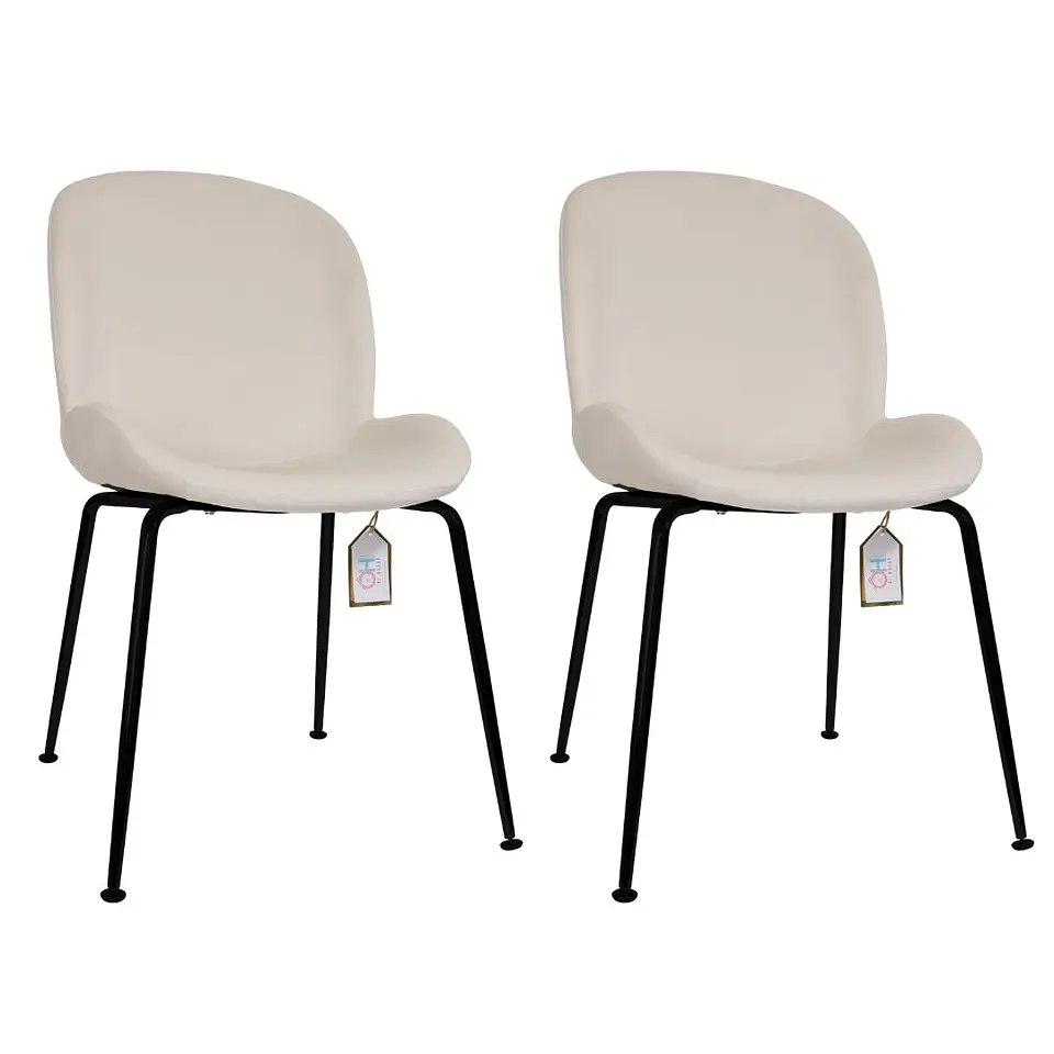 Pack de 2 Sillas Berta Velvet PN 5