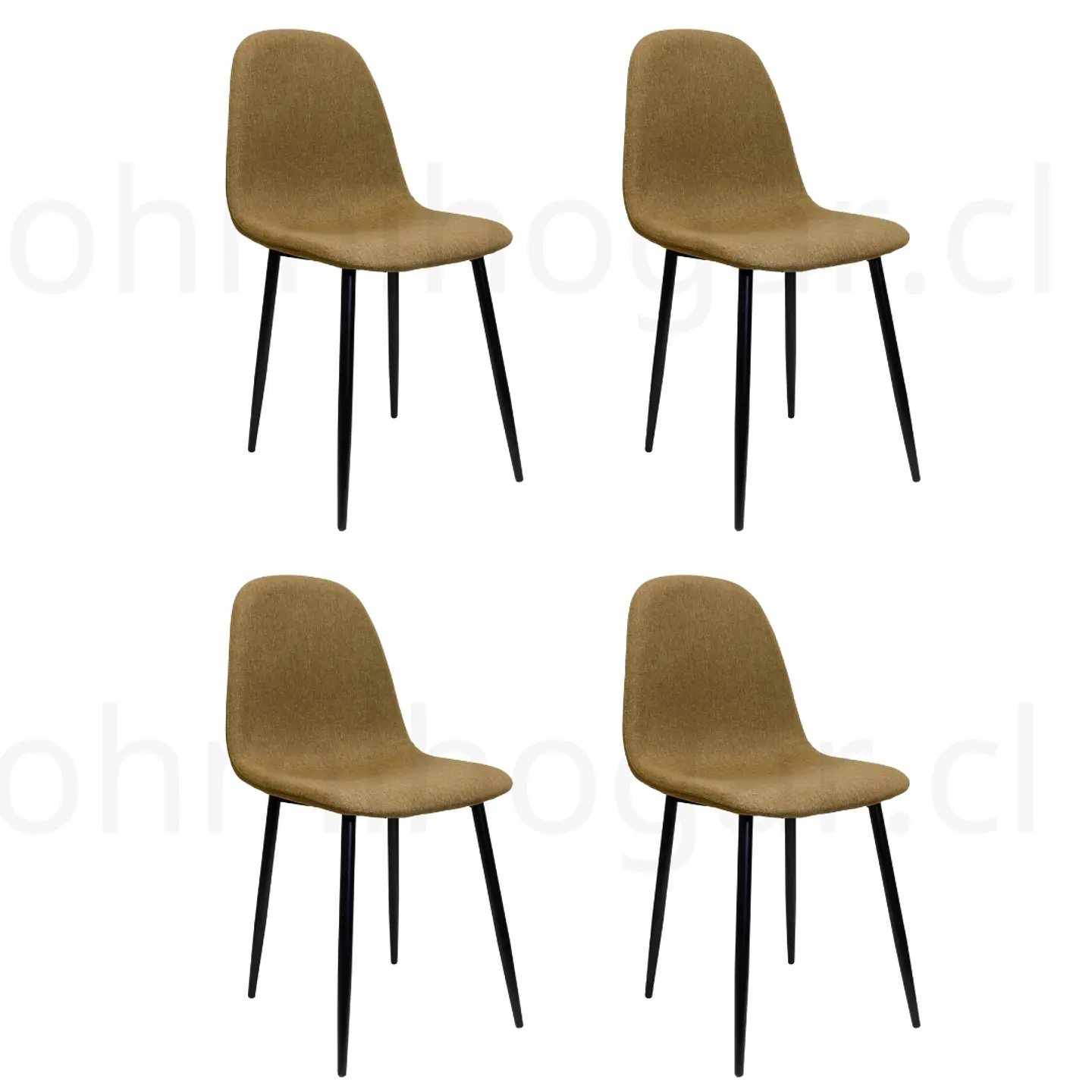 Pack 4 Sillas Eames Lino PN 1