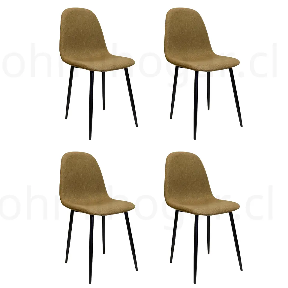 Pack 4 Sillas Eames Lino PN 1