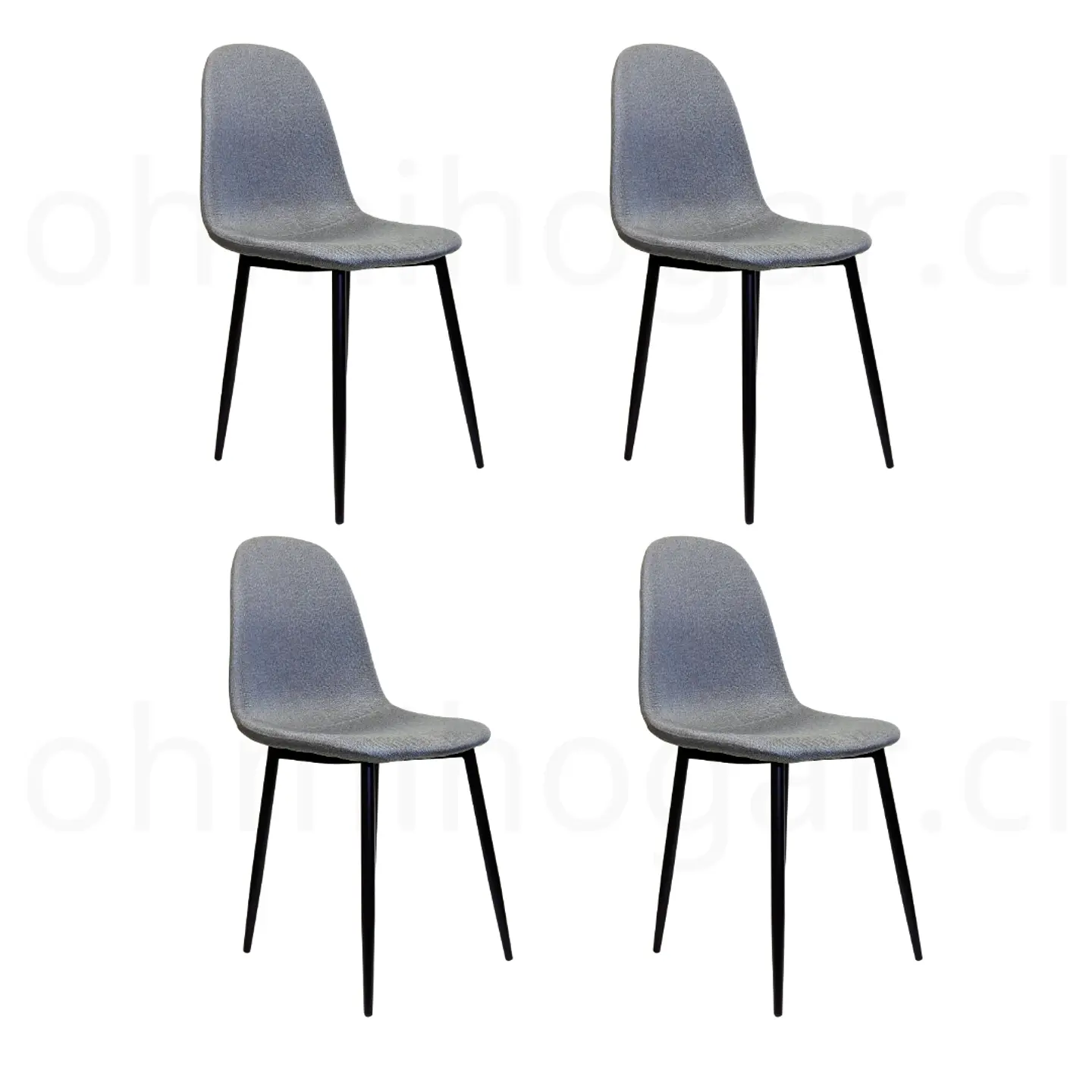 Pack 4 Sillas Eames Lino PN 3