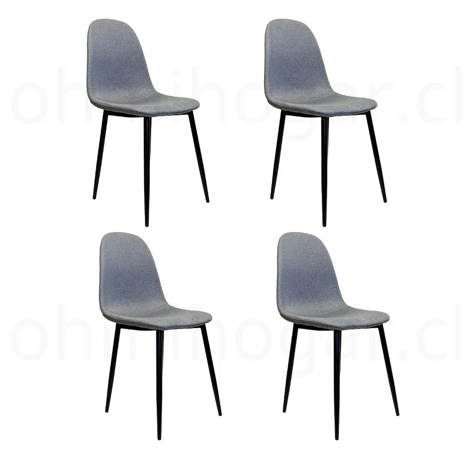 Pack 4 Sillas Eames Lino PN 3