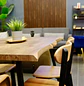 Comedor Rectangular Rusti 140x80 + Sillas Soma Negro  - Miniatura 4