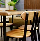 Comedor Rectangular Rusti 140x80 + Sillas Soma Negro  - Miniatura 6