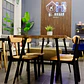 Comedor Rectangular Rusti 140x80 + Sillas Soma Negro  - Miniatura 7