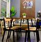 Comedor Rectangular Rusti 140x80 + Sillas Soma Negro  - Miniatura 7