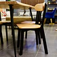 Comedor Rectangular Rusti 140x80 + Sillas Soma Negro  - Miniatura 8