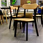 Comedor Rectangular Rusti 140x80 + Sillas Soma Negro  - Miniatura 10