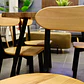Comedor Rectangular Rusti 140x80 + Sillas Soma Negro  - Miniatura 11