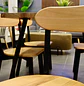 Comedor Rectangular Rusti 140x80 + Sillas Soma Negro  - Miniatura 11
