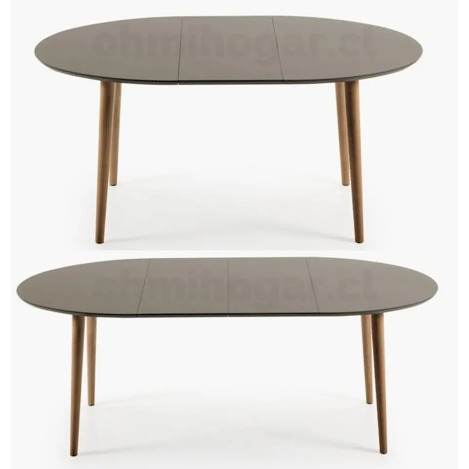 Mesa Extensible Negro 100cm a 180cm  2