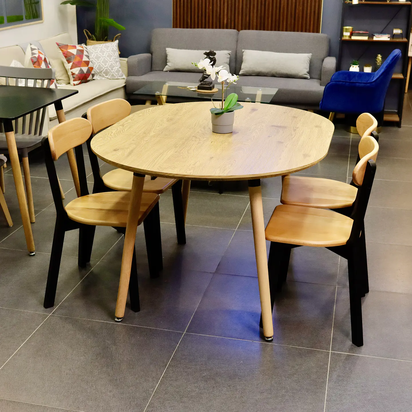 Mesa Extensible Negro 100cm a 180cm  8
