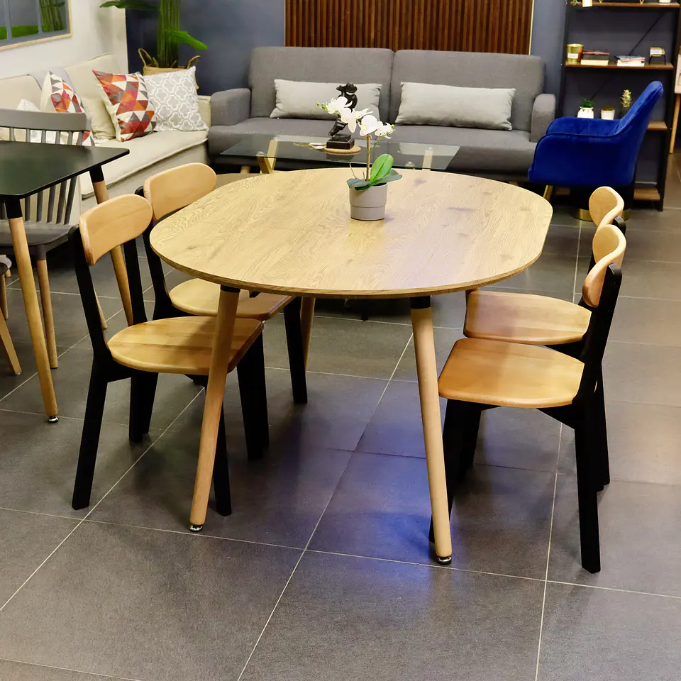 Mesa Extensible Negro 100cm a 180cm  8