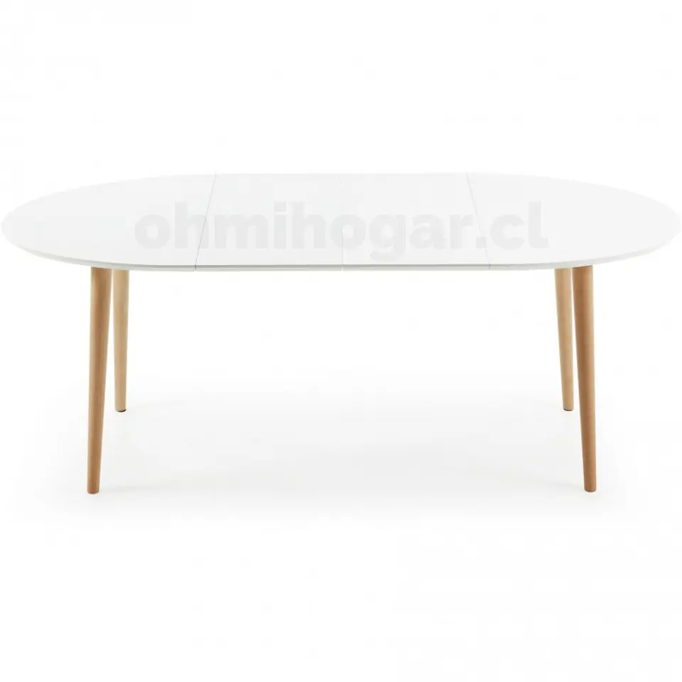 Mesa Extensible Blanco 100cm a 180cm 4