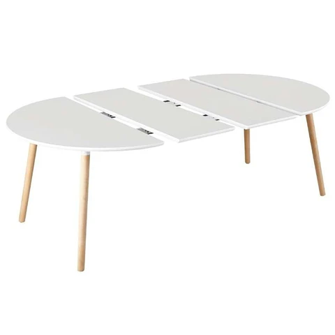 Mesa Extensible Blanco 100cm a 180cm