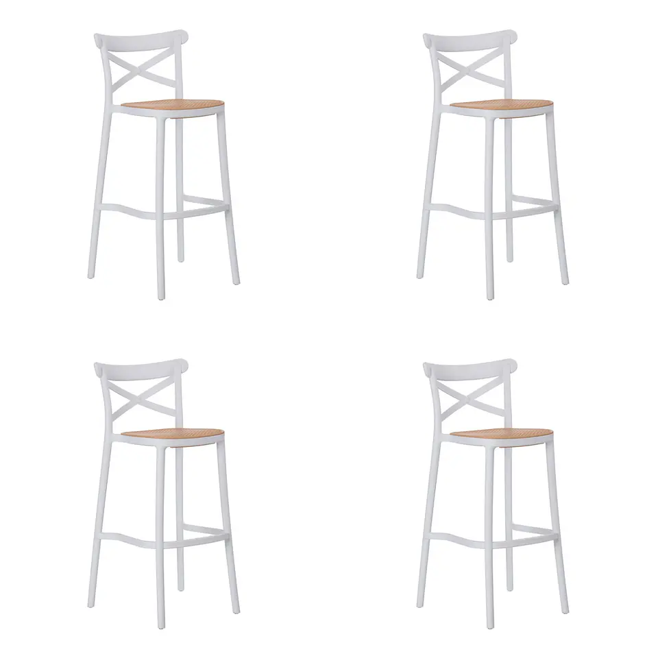 Pack 4 Taburetes Crossback Top 65cm  3