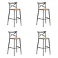 Pack 4 Taburetes Crossback Top 65cm  - Miniatura 5