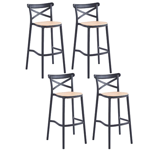 Pack 4 Taburetes Crossback Top 65cm 