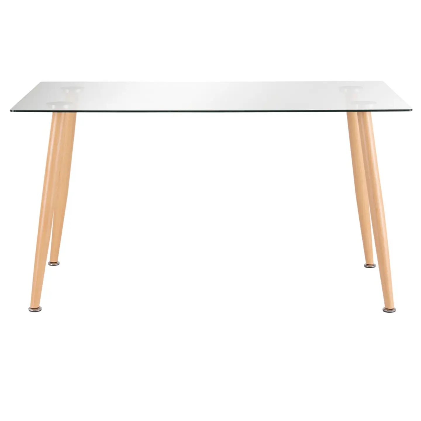 Mesa Eames Vidrio Rectangular 130x80cm  2