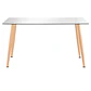 Mesa Eames Vidrio Rectangular 130x80cm  - Miniatura 2