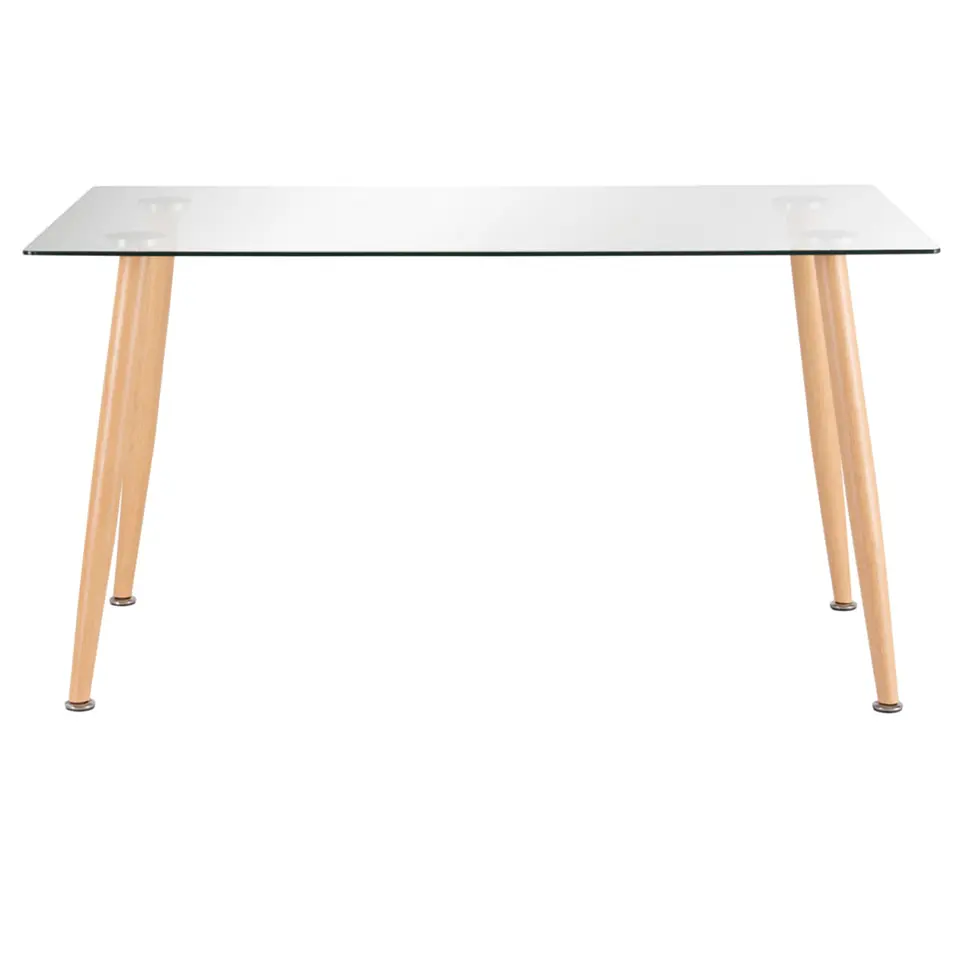 Mesa Eames Vidrio Rectangular 130x80cm  2