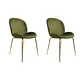 Pack de 2 Sillas Berta Velvet Base Dorada - Miniatura 14