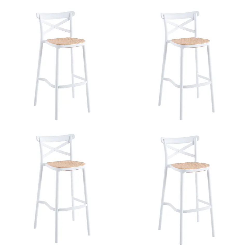 Pack 4 Taburetes Crossback Top 76cm  2