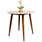 Mesa de Comedor Redonda de Cuarzo Calacatta Soft - (80cm, 100cm) - Miniatura 2