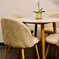 Set Comedor Redondo de Cuarzo + 4 Sillas Lino Oak - Miniatura 6