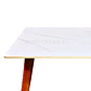 Set Comedor Rectangular de Cuarzo + 4 Sillas Eames Velvet - Miniatura 7