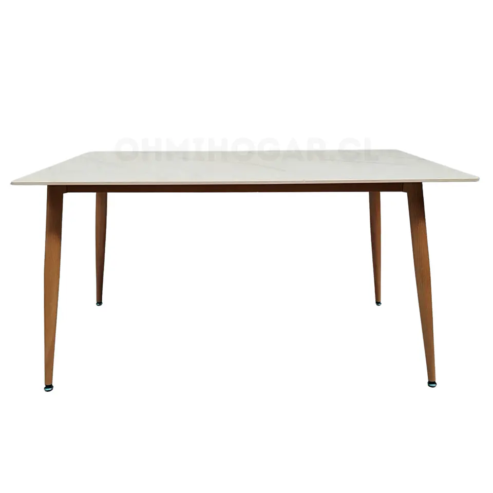 Set Comedor Rectangular de Cuarzo + 4 Sillas Eames Velvet 9