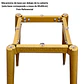 Set Comedor Rectangular de Cuarzo + 4 Sillas Eames Velvet - Miniatura 11